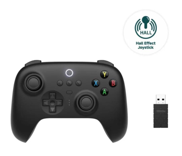 8BitDo Ultimate 2.4G Pad PC Hall Ed Black - 1243071 - zdjęcie 3